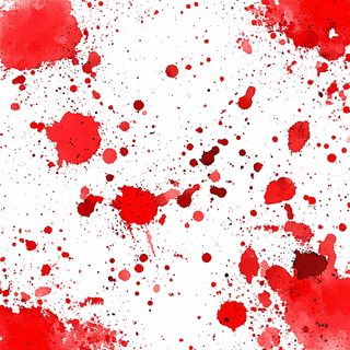 Watercolor Blood Spatter