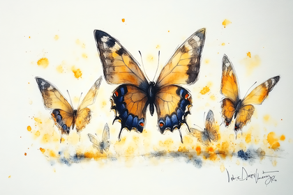 Watercolor Butterflies