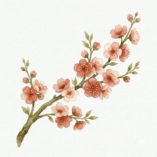 cherry blossom branch