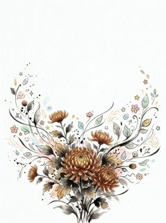 chrysanthemum floral bouquet