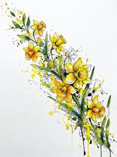 watercolor-daffodil-art