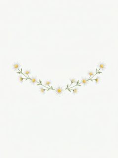 daisy flower garland