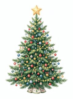decorated christmas tree
