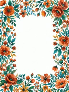 watercolor-floral-frame