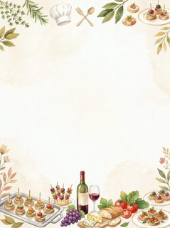 gourmet food frame