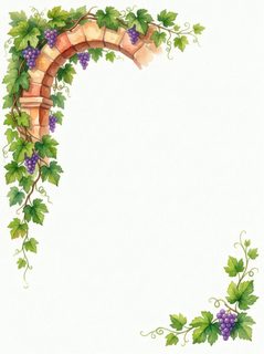 grapevine arch border