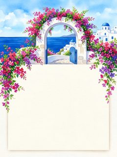 Greek Island Archway