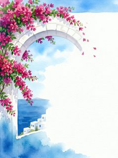 mediterranean-archway-watercolor