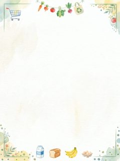 grocery stationery frame
