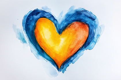 Watercolor Heart