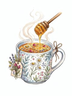 herbal-tea-honey