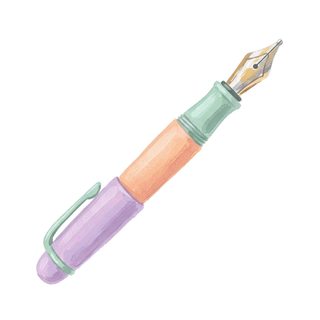 pastel fountain pen