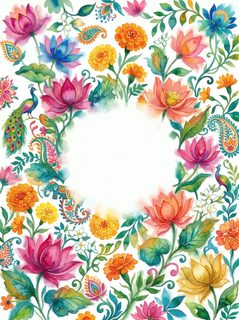 indian-floral-frame