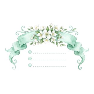 Jasmine Ribbon Frame