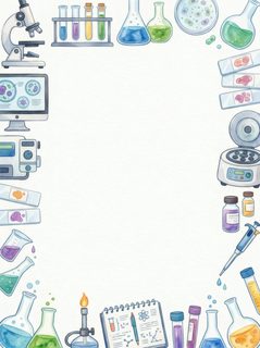 lab equipment border