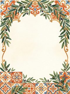 mediterranean olive frame