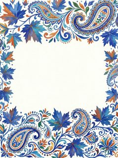 Paisley Leaf Frame