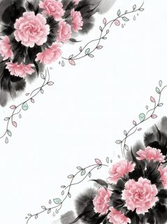watercolor-peony-border