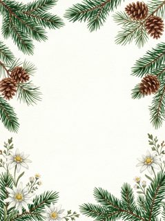 pine edelweiss frame