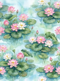 Lotus Flower Pattern