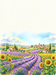 provence landscape art