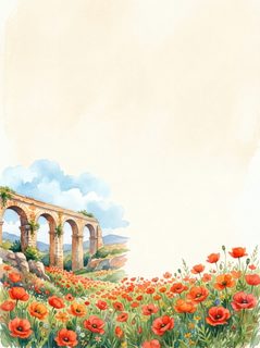 aqueduct poppy field