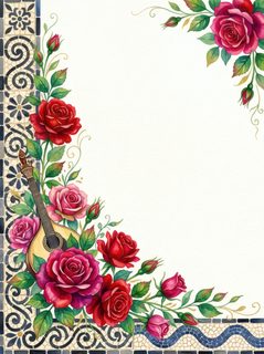 lute rose border
