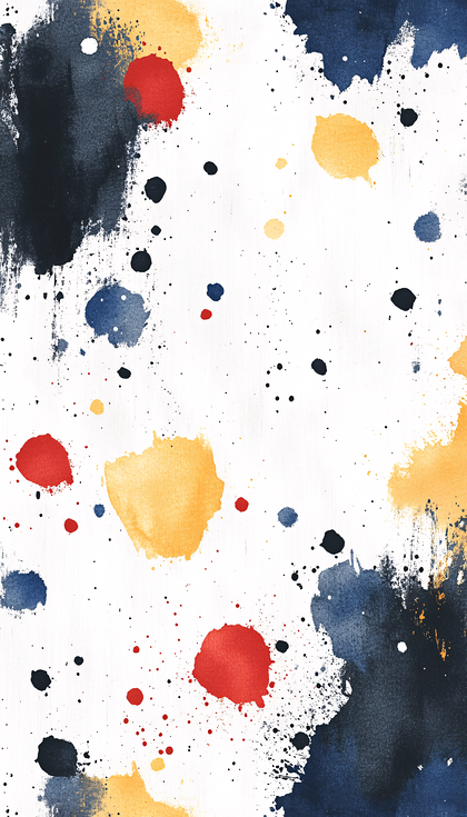 Watercolor Splatter Pattern