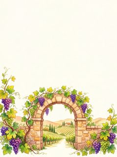 Tuscan Vineyard Archway