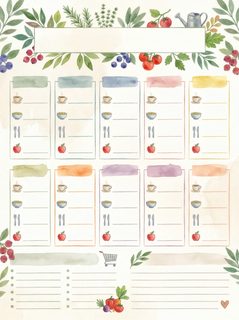 weekly meal planner
