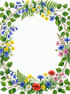 wildflower birch frame
