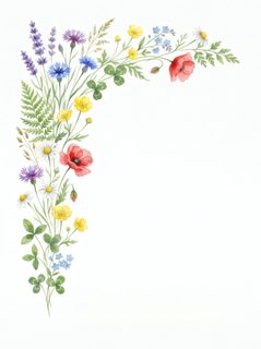 wildflower corner border