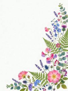 watercolor-floral-corner