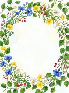 wildflower floral wreath