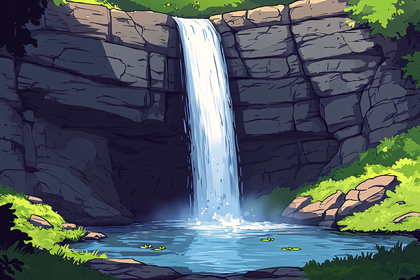 Waterfall Landscape