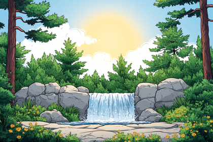 Waterfall Landscape