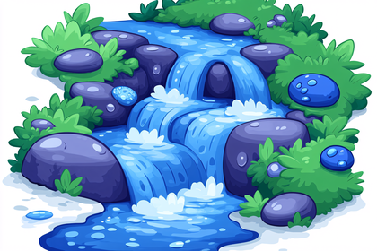 Waterfall Scene