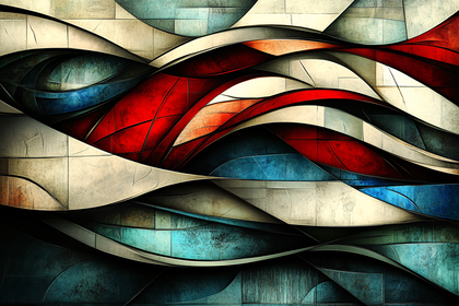 Wavy Abstract Tiles