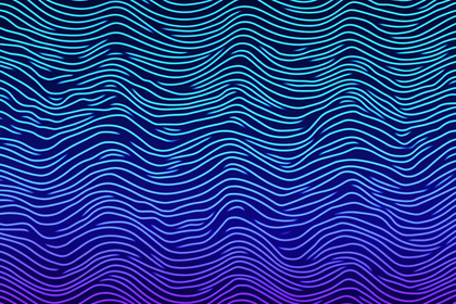 Wavy Gradient Lines Background