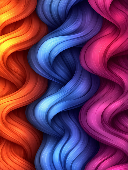 Wavy Hair Strands