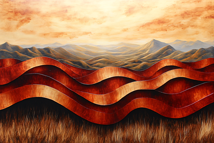 Wavy Hills Landscape
