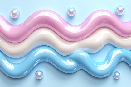 Wavy Layers with Spheres