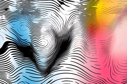 Wavy Lines Abstract Background