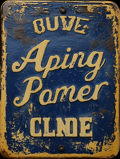 Weathered Signage