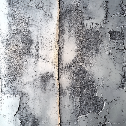 Weathered Wall with Cracked Paint