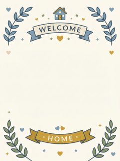 welcome home template