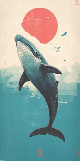 Whale Under The Rising Sun