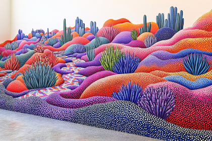 Whimsical Desert Vista