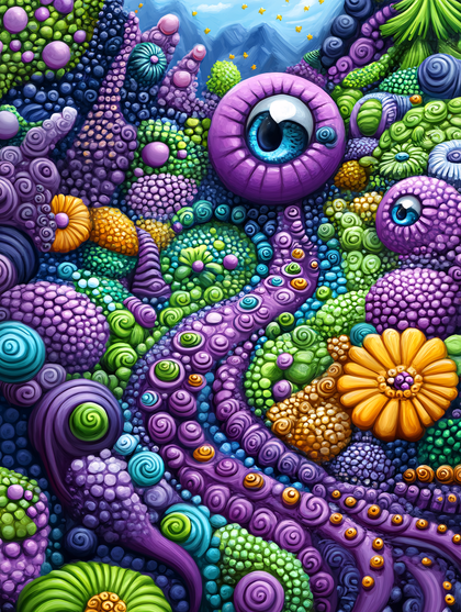 Whimsical Eyeball Garden