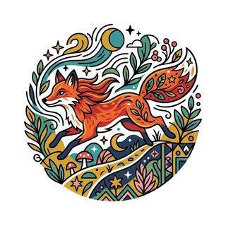 folk-art-fox